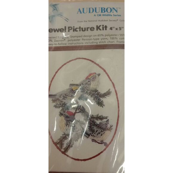 Vintage 1980 , NOS , CM Crewel kit, art. Audubon , bird In original package new - Picture 5 of 5